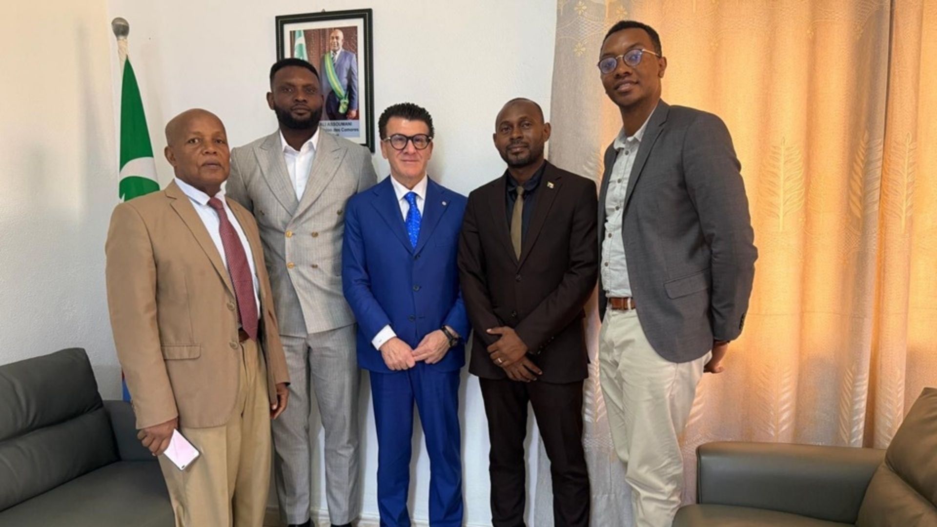 La missione di Italafrica alle Comore guidata da Alfredo Cestari